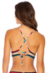 Luli Fama Goldmine Cross Back Bustier Top